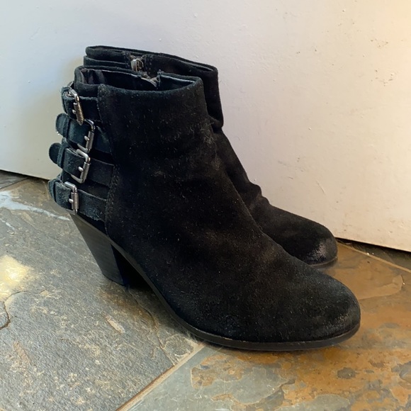 Sam Edelman Lucca suede ankle buckle bootie - Picture 4 of 8